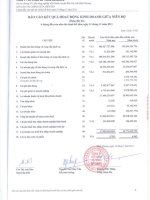 Báo cáo KQKD quý 2 năm 2011 - Công ty cổ phần Bê tông Becamex