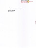 Báo cáo tài chính công ty mẹ quý 4 năm 2013 - Ngân hàng Thương mại Cổ phần Á Châu