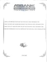 Báo cáo tài chính công ty mẹ quý 3 năm 2014 - Ngân hàng Thương mại cổ phần An Bình