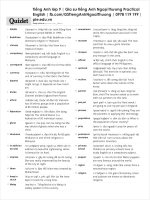 Bộ 500 từ vựng tiếng anh lớp 9 cần ghi nhớ