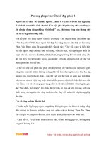 Phương pháp luyện viết chữ đẹp - Phần 1