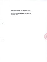 Báo cáo tài chính hợp nhất quý 1 năm 2016 - Ngân hàng Thương mại Cổ phần Á Châu