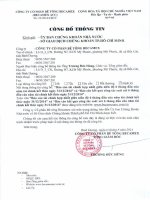 Báo cáo tài chính hợp nhất quý 2 năm 2014 (đã soát xét) - Công ty cổ phần Bê tông Becamex