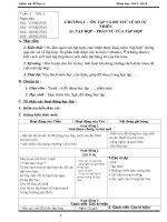 Giáo án Toán 6 (Số học Chương I)