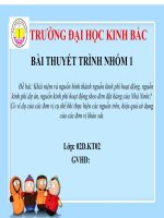 Đề bài: Khái niệm và nguồn hình thành nguồn kinh phí hoạt động, nguồn kinh phí dự án, nguồn kinh phí hoạt động theo đơn đặt hàng của Nhà Nước? Có ví dụ của các đơn vị cụ thể khi thực hiện các nguồn trên, hiệu quả sử dụng của các đơn vị khảo sát.