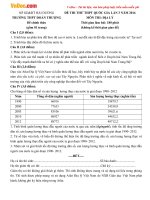 Đề thi thử THPT Quốc gia năm 2016 môn Địa lý trường THPT Đoàn Thượng, Hải Dương (Lần 3)