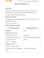 Giáo án Tiếng Việt 2 tuần 2 bài: Tập viết