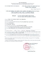 Báo cáo tài chính quý 4 năm 2014 - Công ty Cổ phần Thủy sản Mekong