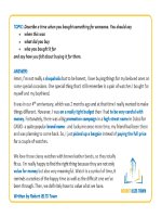 Tổng hợp tài liệu IELTS Speaking và Writing band 9 ( robertIELTStown)