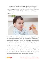 Sai lầm kinh điển khi nấu đồ ăn dặm mẹ nào cũng mắc