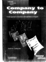 company to company cambridge