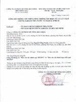 Báo cáo tài chính công ty mẹ quý 3 năm 2015 - Công ty cổ phần Bê tông Becamex