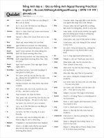 Bộ 700 từ vựng tiếng anh lớp 6 cần ghi nhớ