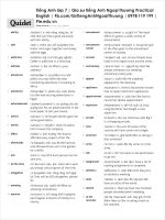 Bộ 600 từ vựng tiếng anh lớp 7 cần ghi nhớ