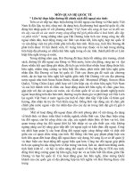 Đề cương thi cao cấp lý luận chính trị môn quan hệ quốc tế