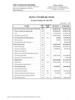 Báo cáo tài chính quý 2 năm 2012 - Công ty Cổ phần Thủy sản Mekong