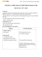 Giáo án Toán 2 chương 2 bài 15