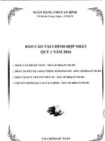 Báo cáo tài chính hợp nhất quý 1 năm 2016 - Ngân hàng Thương mại cổ phần An Bình