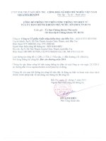 Báo cáo thường niên năm 2014 - Công ty Cổ phần Xuất nhập khẩu Thủy sản Bến Tre