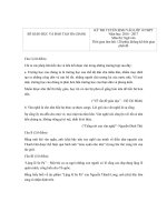 Đề thi tuyển sinh vào lớp 10 THPT môn Ngữ văn (Chuyên) Sở GD&ĐT Hà Giang năm 2016 - 2017