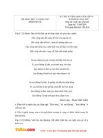 Đề thi tuyển sinh vào lớp 10 THPT môn Ngữ văn (Chuyên) Sở GD&ĐT Bình Phước năm 2016 - 2017