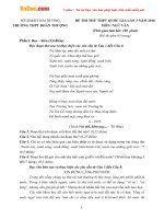 Đề thi thử THPT Quốc gia năm 2016 môn Ngữ văn trường THPT Đoàn Thượng, Hải Dương (Lần 3)