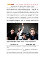 Học Tiếng Anh qua bài hát: 7 Years - Lukas Graham