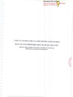 Báo cáo tài chính hợp nhất quý 2 năm 2014 (đã soát xét) - Công ty Cổ phần Nhựa và Môi trường xanh An Phát