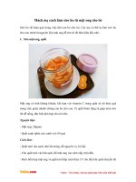 Mách mẹ cách làm siro ho từ mật ong cực kỳ tốt cho trẻ