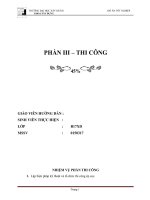 ĐATN đại học xây dựng phần thi công