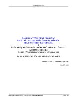 Đánh giá công tác khảo sát, tính toán ổn định mái dốc phục vụ thi công đường cao tốc Nội Bài Lào Cai, 264km