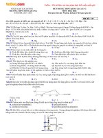 Đề thi thử THPT Quốc gia môn Hóa học năm 2016 trường THPT Hồng Quang, Hải Dương (Lần 2)