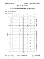 thuyết minh ĐỒ án bê TÔNG