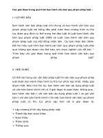 Các giai đoạn trong quá trình ban hành văn bản quy phạm pháp luật