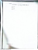 Đề thi các năm  toán a1 phần 2 IUH TRUONG DAI HOC CONG NGHIEP TP HCM