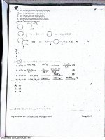 Đề thi hóa hữ cơ p2  IUH đại học công nghiệp TP HCM