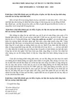 Bai phat bieu le tri an va truong thanh cho hoc sinh