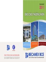 Báo cáo thường niên năm 2011 - Công ty Cổ phần Xây dựng và Giao thông Bình Dương