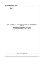 Báo cáo tài chính năm 2007 (đã kiểm toán) - CTCP Sản xuất Kinh doanh Dược và Trang thiết bị Y tế Việt Mỹ