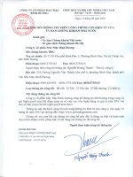 Nghị quyết Hội đồng Quản trị - CTCP May mặc Bình Dương