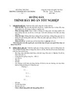 6huong dan trinh bay do an tot nghiep