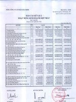 Báo cáo KQKD hợp nhất quý 1 năm 2013 - Tổng Công ty Cổ phần Bảo Minh