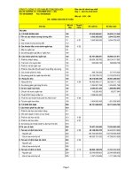 Báo cáo tài chính hợp nhất quý 1 năm 2012 - Công ty Cổ phần Bê tông Biên Hòa