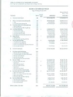 Báo cáo tài chính quý 3 năm 2012 - Công ty cổ phần Xuất nhập khẩu An Giang