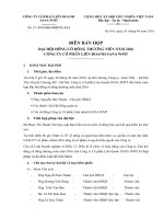 Nghị quyết Đại hội cổ đông thường niên - Công ty cổ phần Liên doanh SANA WMT