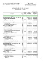 Báo cáo tài chính hợp nhất quý 4 năm 2011 - Công ty Cổ phần Alphanam E&C