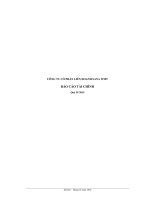 Báo cáo tài chính quý 4 năm 2015 - Công ty cổ phần Liên doanh SANA WMT