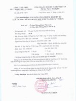 Báo cáo tài chính quý 4 năm 2013 - Công ty cổ phần Xuất nhập khẩu An Giang