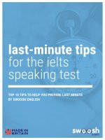 10 tips before taking the IELTS Test