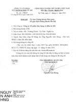 Báo cáo tài chính quý 3 năm 2015 - Công ty Cổ phần Xây dựng và Đầu tư 492